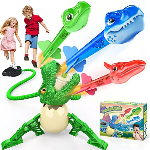 Dislocati Dinosauro Giocattolo, Giochi Bambini Bambina 3-12 Anni Regali Bambino 3-12 Anni Giochi da Esterno per Bambini Razzo Spaziale Giocattolo