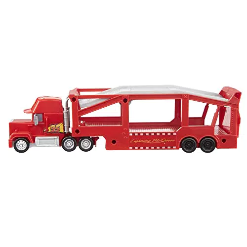 Disney Pixar Cars-Mack Trasportatore con Rampa e Trasportatore
