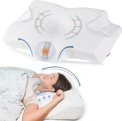 Elviros Cuscino in Memory Foam Ortopedico Cervicale