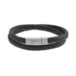 Emporio Armani Bracciale Per Gli Uomini, 18.50Cm Bracciale In Acciaio Inox Argento
