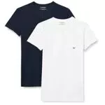 Emporio Armani Uomo 2-Pack V Neck T-Shirt Essential Core Logoband T-Shirt