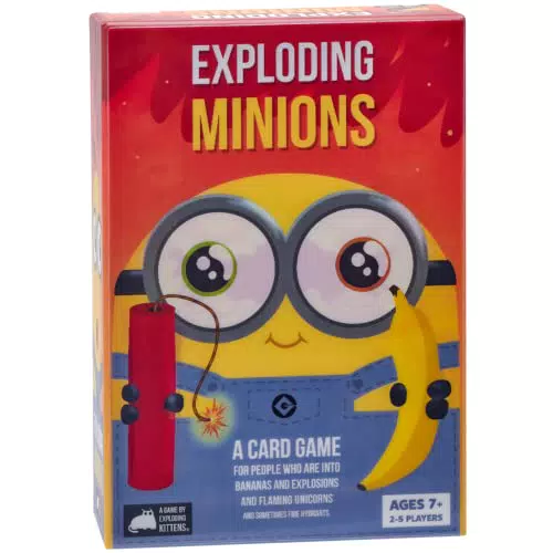 Exploding Minions by Exploding Kittens - Card Games for Adults Teens & Kids - Fun Family Games - A Russian Roulette Card Game