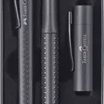 Faber-Castell Set Stilo, Sfera Grip Edition All Black