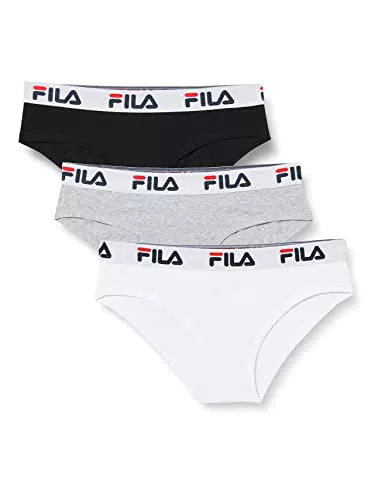 FILA Mutande Donna cotone, Intimo Donna, comoda e morbida