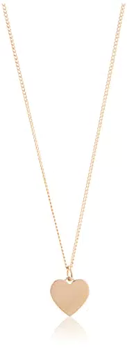 Fossil Collana Da Donna Vintage Iconic, Lunghezza Totale: 18''+2'' Catena Di Estensione Collana In Acciaio Inossidabile Oro Rosa