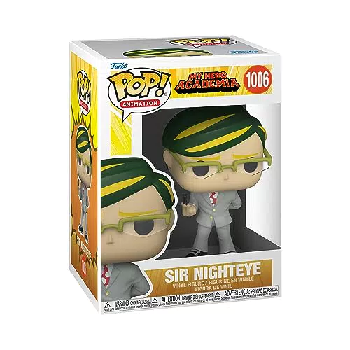 Funko Pop! Animation: MHA - Sir Nighteye - My Hero Academia - Figura in Vinile da Collezione - Idea Regalo - Merchandising Ufficiale - Giocattoli per Bambini e Adulti - Anime Fans