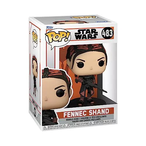 Funko Pop! Star Wars: The Mandalorian - Fennec Shand - Figura in Vinile da Collezione - Idea Regalo - Merchandising Ufficiale - Giocattoli per Bambini e Adulti - TV Fans - Figura per i Collezionisti
