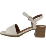 Geox D New Marykarmen, Sandalo, Bianco Sporco