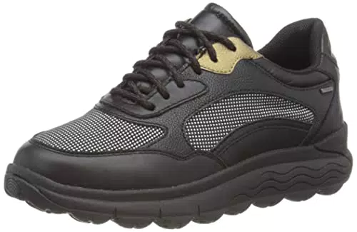 Geox D Spherica 4x4 B Abx, Sneakers Donna, Nero