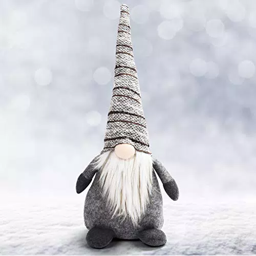 Gnomi Natalizi - Pupazzi Natalizi Svedese 50cm Base Pesante per Decorazioni Natalizie per la Casa - Gnomo di Natale per Caminetto- Peluche Natale per Decorazioni Tavola per Natale - Folletto di Natale