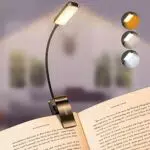 Gritin Lampada da Lettura, Luce Lettura Ricaricabile USB con 9 LED 3 modalità