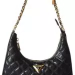 GUESS Giully-Borsa a Tracolla con Zip, Superiore Donna