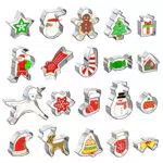 GWHOLE Set di 20 Formine per Biscotti di Natale Tagliabiscotti Natalizi Set in Acciaio Inossidabile per Decorazioni in Fondente