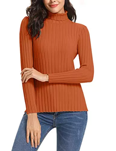Gyabnw Camicia a Maniche Lunghe Maglia da Donna Maglione Top a Maniche Lunghe Tinta Unita