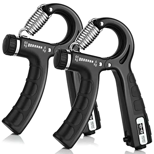 Hand Grip, 2 pacchi 5-60 kg Allenamento Avambraccio