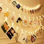 Herefun 40 LED Foto Clip Stringa Illuminazione, 6m LED Batteria Foto Clips 8 Modalità Luci Decorative Bianco Caldo Immagine Illuminazione Para Foto Memos