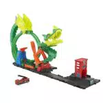 Hot Wheels- Playset con macchinine, Multicolore, HJV70