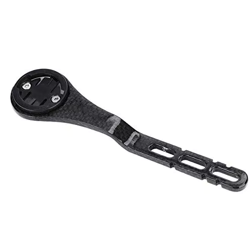 Huairdum Staffa per Computer da Bici, Supporto per Montaggio su Barra Manubrio GPS per Bici da Strada Integrato Leggero per Garmin Bryton Supporto per Montaggio su Base Comput