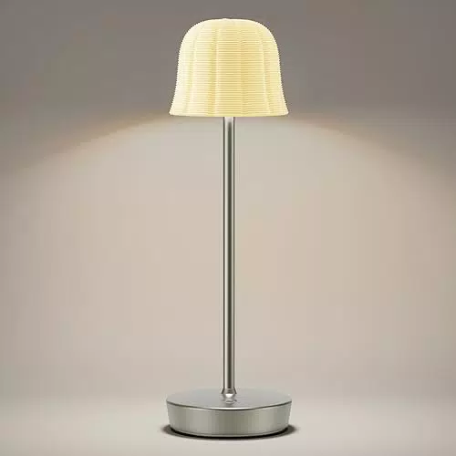 HYMZP Lampada da Tavolo Senza Fili, 5000mAh Lampada da Tavolo Ricaricabile USB