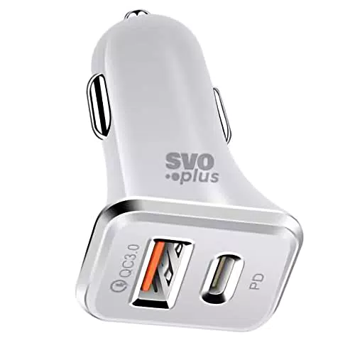 Il caricabatterie per auto di tipo C da 38 W con doppia porta PD e QC 3.0 è un dispositivo di ricarica rapida per i dispositivi mobili che supportano la tecnologia di ricarica rapida.