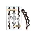 Invisibobble clip per capelli marrone Waver Pretty Dark x3 I forcine per donne e ragazze I grande comfort con forte tenuta I alta tecnologia