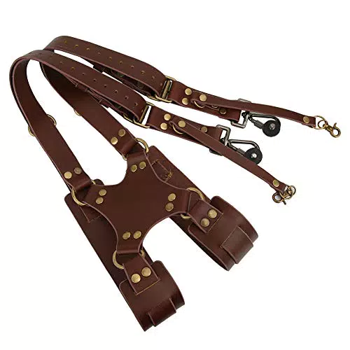 Jadpes Accessori per Cinturini in Pelle per Fotocamera