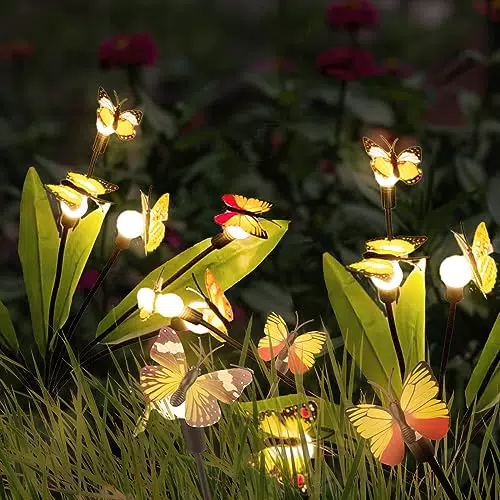 JNUYISW Luci Solari Esterno Giardino, Lampade Solari da Giardino da Terra Decorative