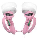 KIWI design Controller Copri Maniglia con Apertura Batteria Compatibile con Quest 2 Accessori