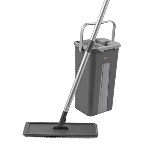Kleeneze KL028145EU7 100 Years, Set mop a testa piatta e secchio