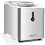 KUMIO Piccola macchina per cubetti di ghiaccio da 12 kg/24 h