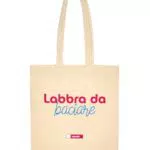 Labello Unisex Labbra da baciare, Tote bag donna e uomo con design firmato