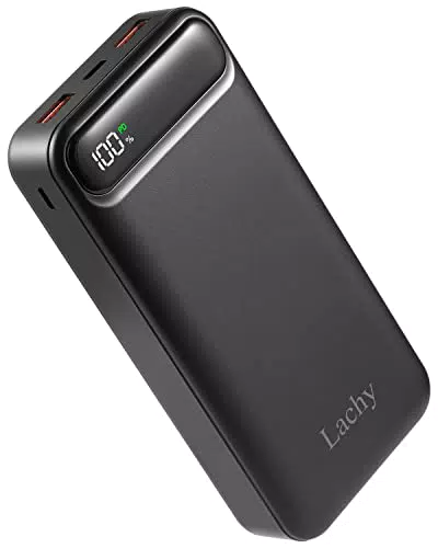 Lachy Batteria esterna 20000mAh USB C Ricarica Rapida 3.0