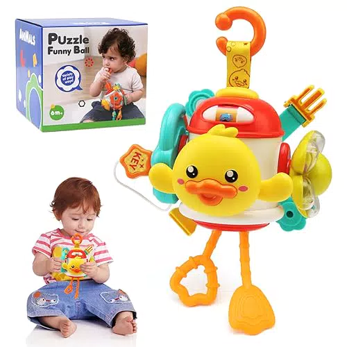 LEADSTAR Giochi Bambini 1 Anno, 6 in 1 Montessori Sensoriali Giocattoli 6 9 18 Mesi Educativi Cubo Morbidi per Bimbi Bambini