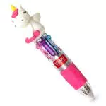 Legami MRP0001 - Mini Penna a Sfera 4 Colori, Mini Magic Rainbow