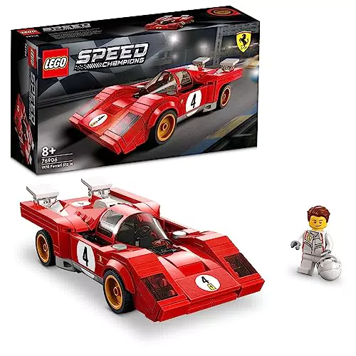 LEGO 76906 Speed Champions 1970 Ferrari 512 M, Macchina Giocattolo Da Corsa