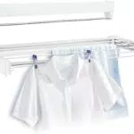 Leifheit Telegant 36 Protect Plus Stendibiancheria in Metallo Da Parete