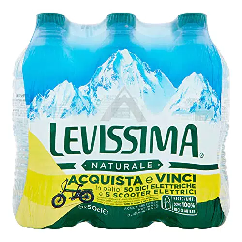 Levissima Acqua Minerale Naturale - 6 x 0.5