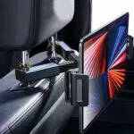 LIPJISL Supporto Tablet Auto Supporto Tablet Poggiatesta Auto Universale Porta Tablet per Auto Sedili Posteriori Rotazione 360 Gradi Estensibile per Tablet Smartphone iPad