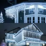 Luci Fatate Fuori Pioggia Ghiacciata, 17m 480 Lucine Led Elettriche Con Presa