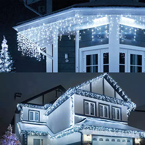 Luci Fatate Fuori Pioggia Ghiacciata, 17m 480 Lucine Led Elettriche Con Presa