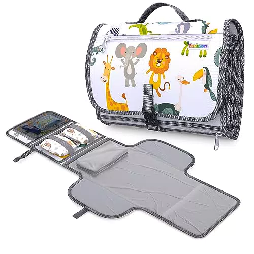 LUDAZON Fasciatoio Portatile, NUOVO MODELLO 2024, L'unico con cuscino Ergonomico spesso 1 CM