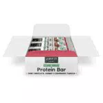 Marchio Amazon - Amfit Nutrition Barretta Proteine vegetale a A Basso Contenuto Di Zuccheri