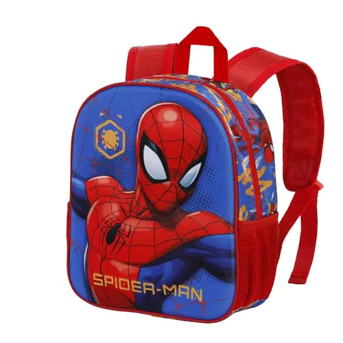Marvel Spiderman Leader-Zaino 3D Piccolo, Blu, 26 x 31 cm