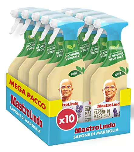 Mastro Lindo Detersivo Sgrassatore Spray Sapone di Marsiglia