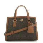 Michael Kors Chantal XS Handbag, Borsa Donna, BRN/Acorn