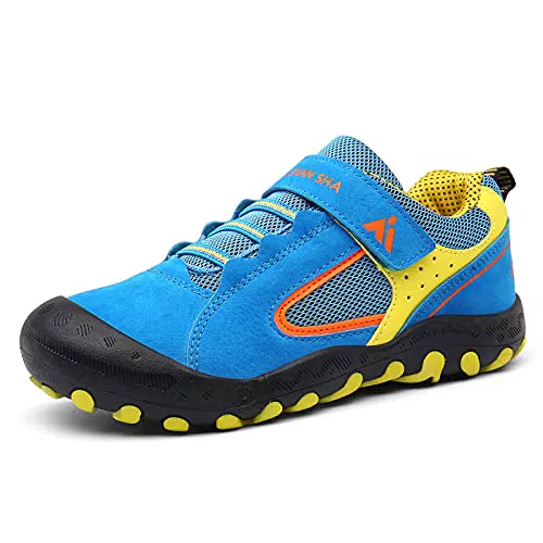 Mishansha Scarpe da Passeggio per Ragazzi Ragazza Traspiranti Sudore Assorbente Scarpe da Trekking Corsa Portare-Resistenza Conveniente Sportive Tennis Sneakers