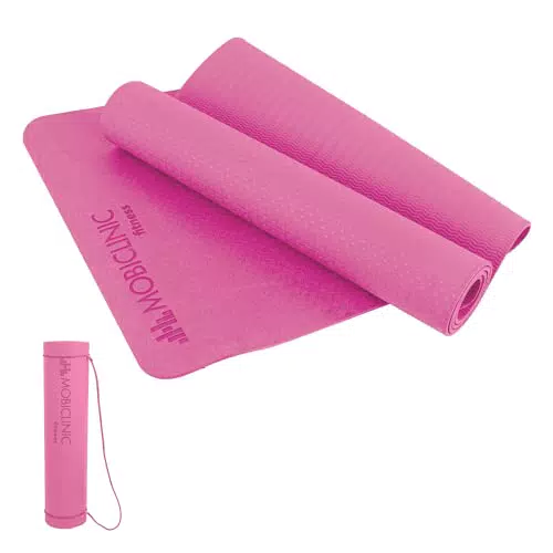 Mobiclinic Fitness, Tappetino da Yoga, Include Cinghia per Il Trasporto