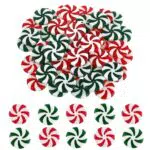 Molain 50 decorazioni per albero di Natale, decorazioni finte per albero di Natale