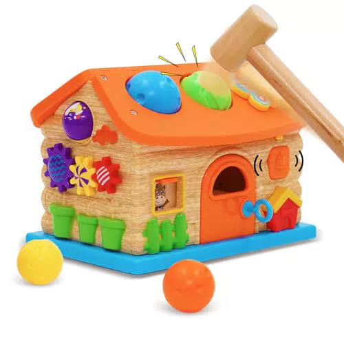 Montessori Giocattoli a partire da 1 anno Cubo attività Montessori Forma Sorter Giocattolo Giocattolo Educativo per Bambini 1 2 3