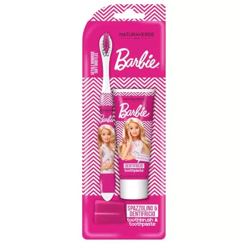 Naturaverde, Kids - Mattel Barbie - Kit Pulizia Orale per Bambini